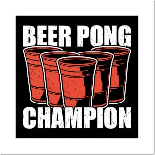 Beer Pong Posters and Art